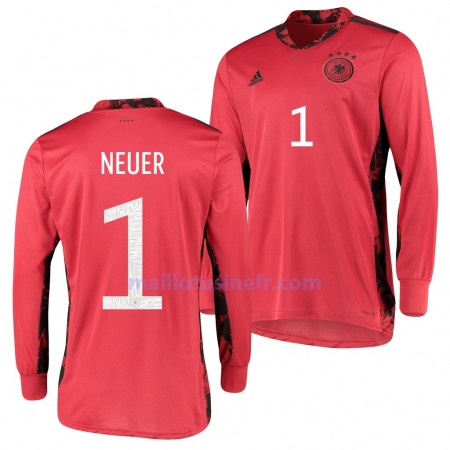 Maillot de Foot Allemagne Manuel Neuer 1 Gardien Domicile UEFA EURO 2020 Manches Longues Maillot de Foot Allemagne Manuel Neuer 1 Gardien Domicile UEFA EURO 2020 Manches Longues